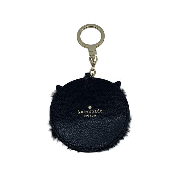 Kate Spade New York Cat Pouf Keychain EUC - Picture 4 of 10